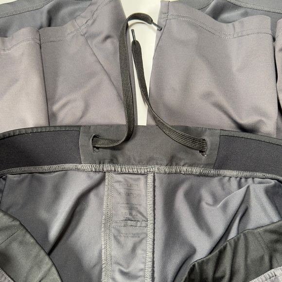 HYLETE Shorts Men XL 11" Athletic Zip Pocket Gray Drawstring Gym Train Workout - Picture 6 of 9